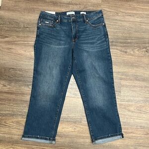 Nine West blue jeans capri/ 10